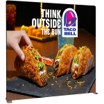 Taco Bell Straight Tension Fabric Display