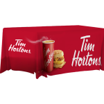 Tim Hortons 6ft Fitted Table Cover