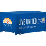 United Way Worldwide 6ft Fitted Table Cover