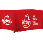 Arby's 6ft Fitted Table Cover