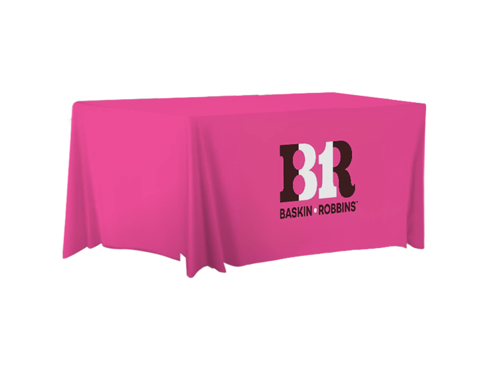 Baskin-Robbins 6ft Fitted Table Cover