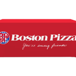 Boston Pizza 6ft Fitted Table Cover