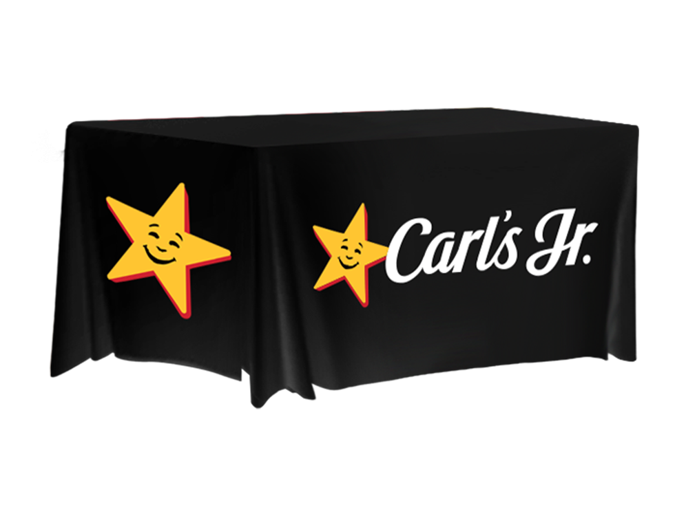 Carl’s Jr. 6ft Fitted Table Cover