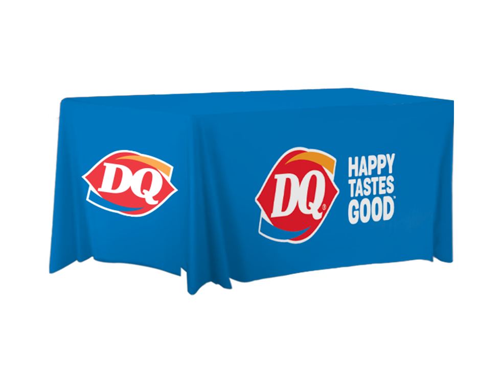 Dairy Queen 6ft Fitted Table Cover