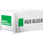 H&R Block 6ft Fitted Table Cover