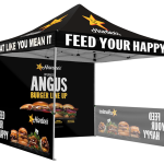 Hardees 10' X 10' Pop-Up Event Tent with walls