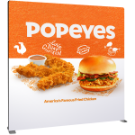 Popeyes Straight Tension Fabric Display