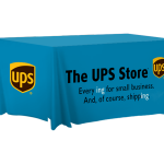 The UPS Store 6ft Fitted Table Cover