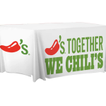 Chili's 6ft Fitted Table Cover