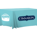 Cinnabon 6ft Fitted Table Cover