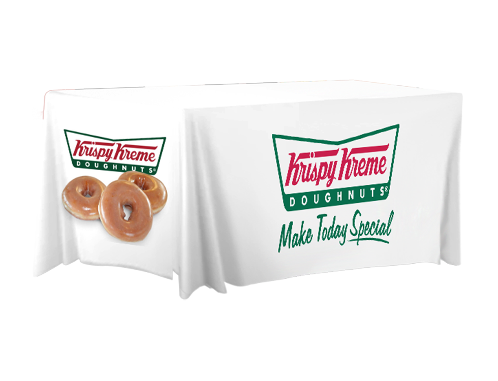 Krispy Kreme 6ft Fitted Table Cover