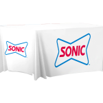 Sonic Drive-In 6ft Fitted Table Cover