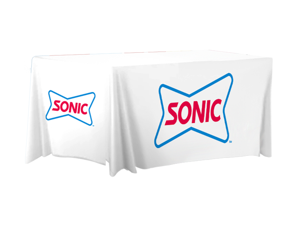 Sonic Drive-In 6ft Fitted Table Cover