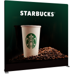 Starbucks Straight Tension Fabric Display