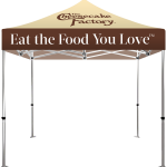 The Cheesecake Factory 10' X 10' Pop-Up Event Tent