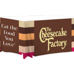 The Cheesecake Factory 6ft Fitted Table Cover