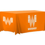 Whataburger 6ft Fitted Table Cover