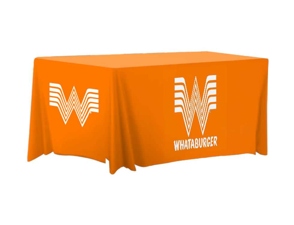 Whataburger 6ft Fitted Table Cover