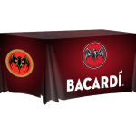 Bacardi 6ft Fitted Table Cover