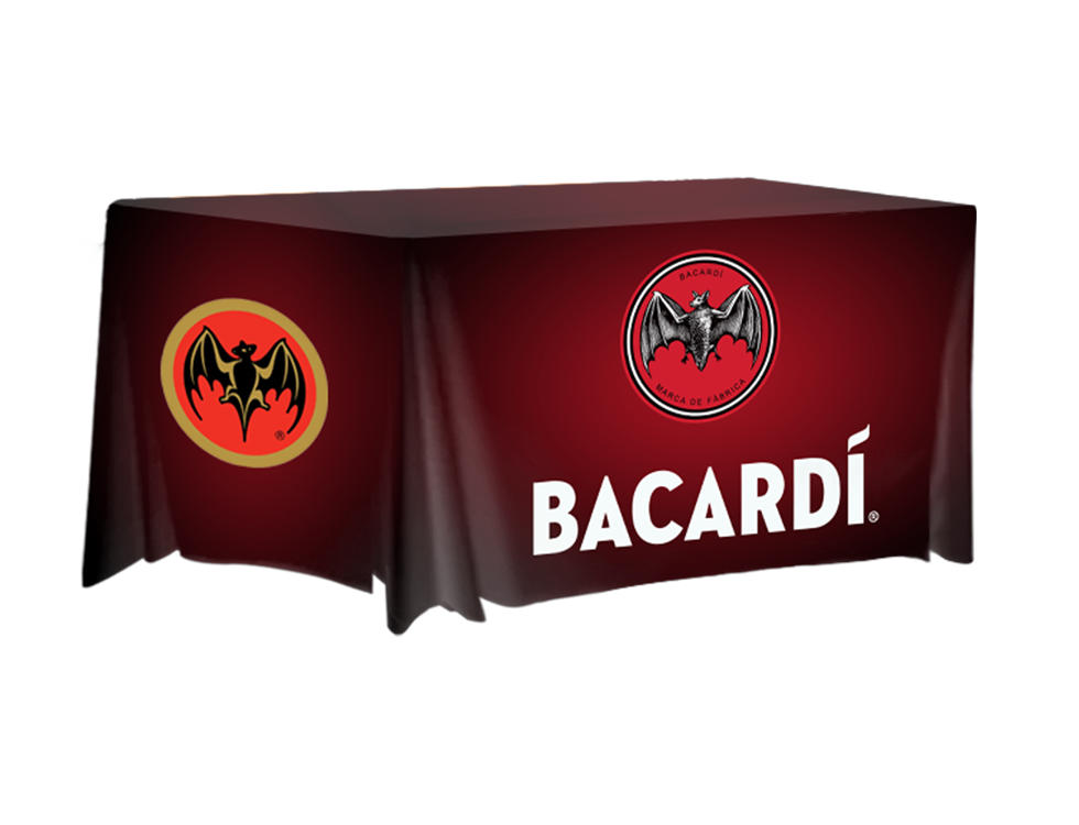 Bacardi 6ft Fitted Table Cover