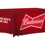 Budweiser 6ft Fitted Table Cover