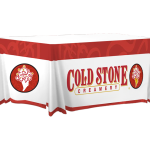 Cold Stone Creamery 6ft Fitted Table Cover