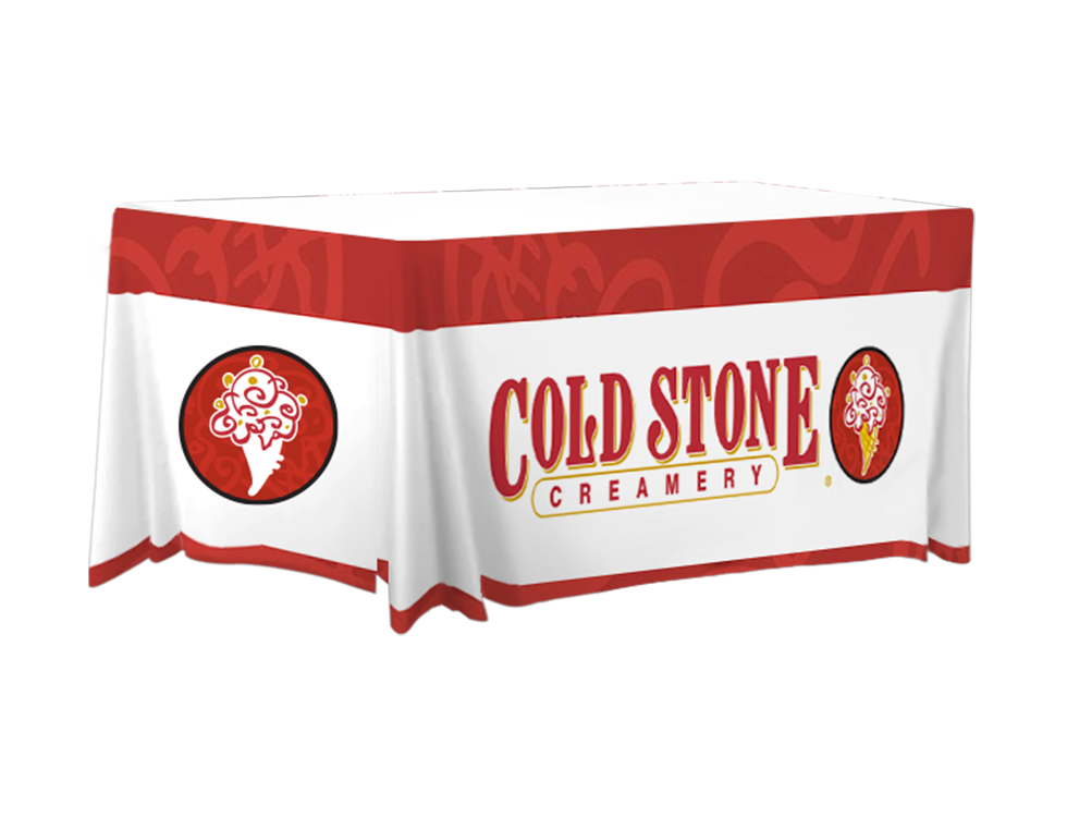 Cold Stone Creamery 6ft Fitted Table Cover