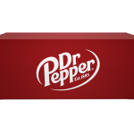 Dr. Pepper 6ft Fitted Table Cover