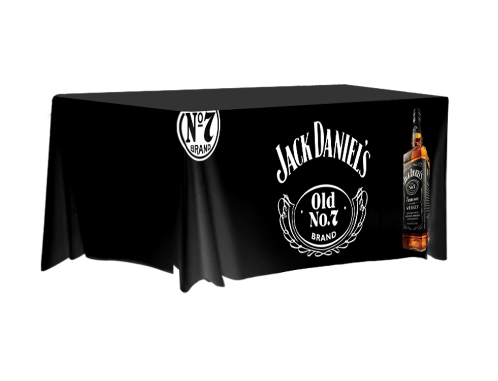 Jack Daniels 6ft Fitted Table Cover