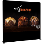 LongHorn Steakhouse Straight Tension Fabric Display