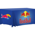 Red Bull 6ft Fitted Table Cover