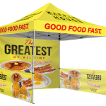 Waffle House 10' X 10' Pop-Up Event Tent with walls