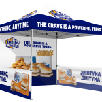 White Castle 10' X 10' Pop-Up Event Tent with walls