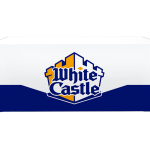 White Castle 6ft Fitted Table Cover