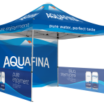 Aquafina 10' X 10' Pop-Up Event Tent with walls