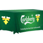 Carlsberg 6ft Fitted Table Cover