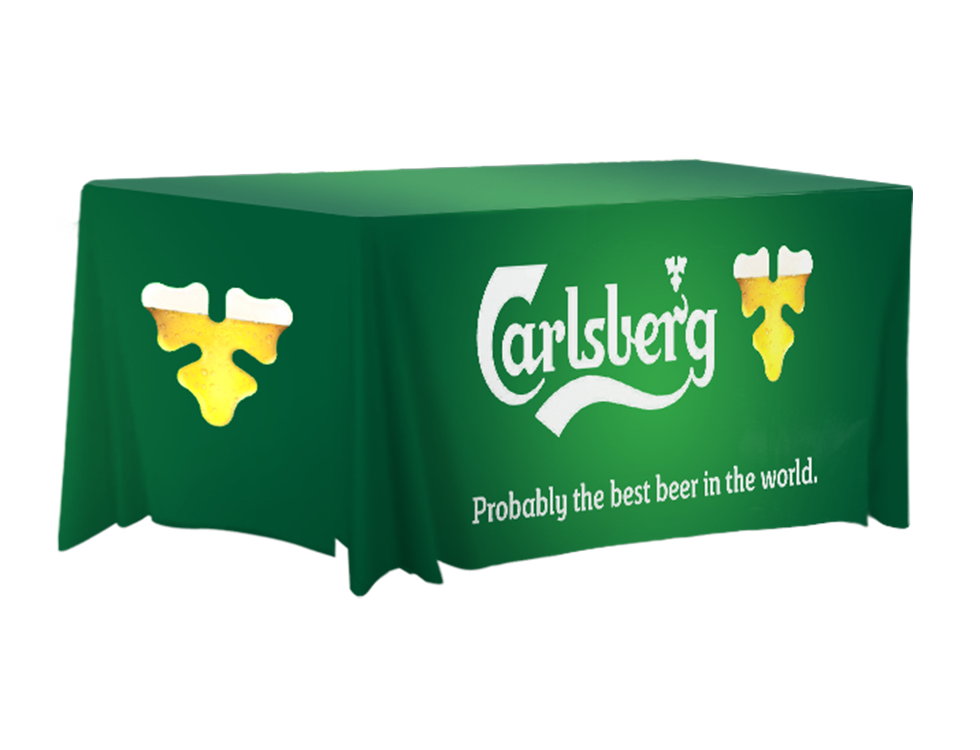 Carlsberg 6ft Fitted Table Cover