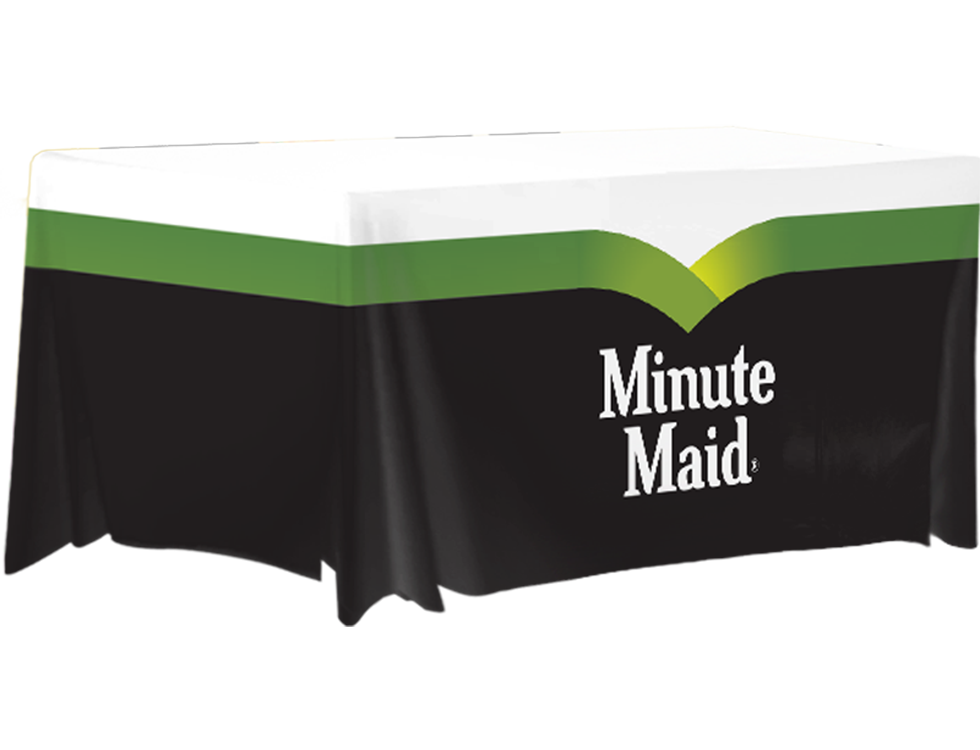 Minute Maid 6ft Fitted Table Cover