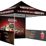 Nescafé 10' X 10' Pop-Up Event Tent with walls