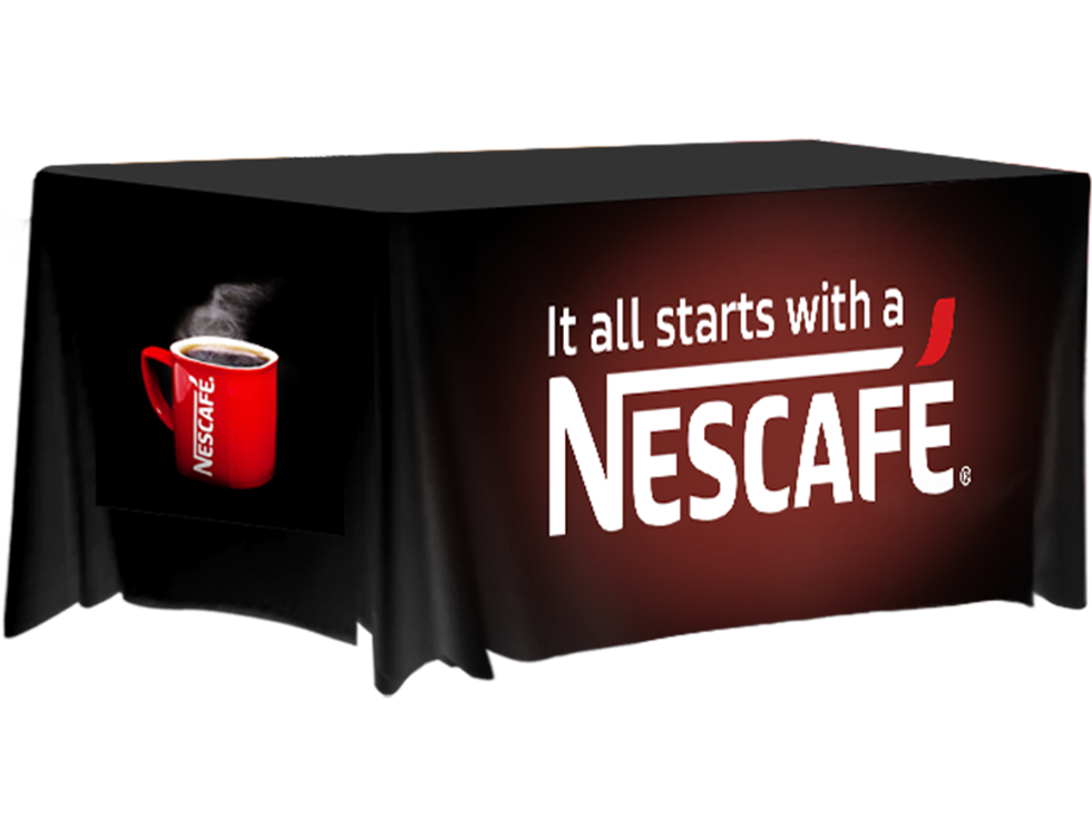 Nescafé 6ft Fitted Table Cover