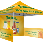 Tropicana 10' X 10' Pop-Up Event Tent with walls